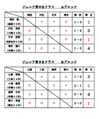 平成２８年度第12回市民総合体育祭バドミントン大会結果